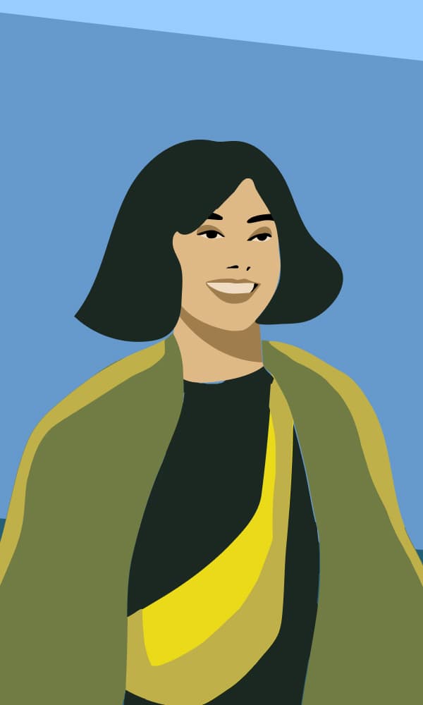 Avatar of a young woman as contact person for the city administration