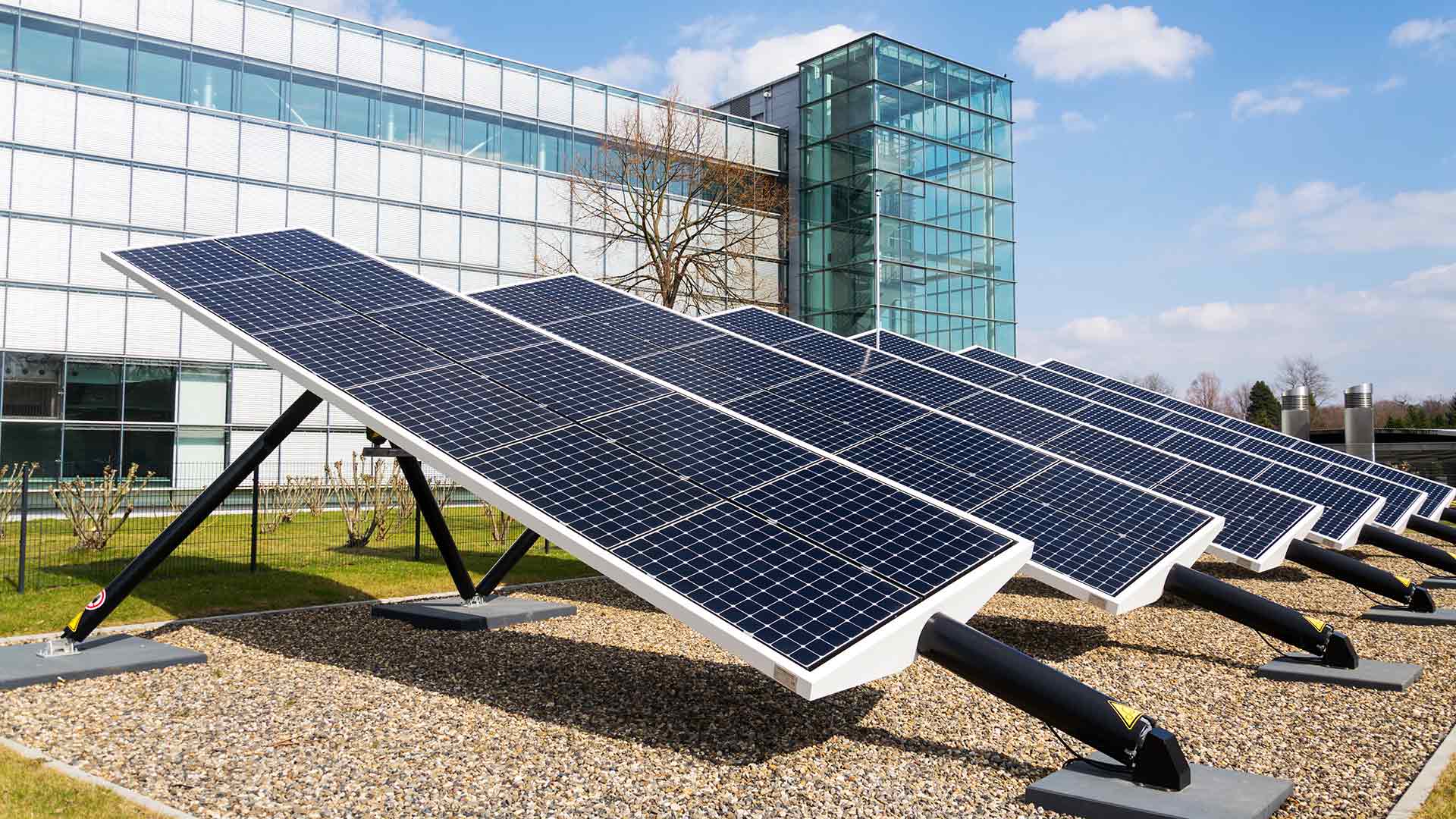 Photovoltaikanlage auf einem Dach
